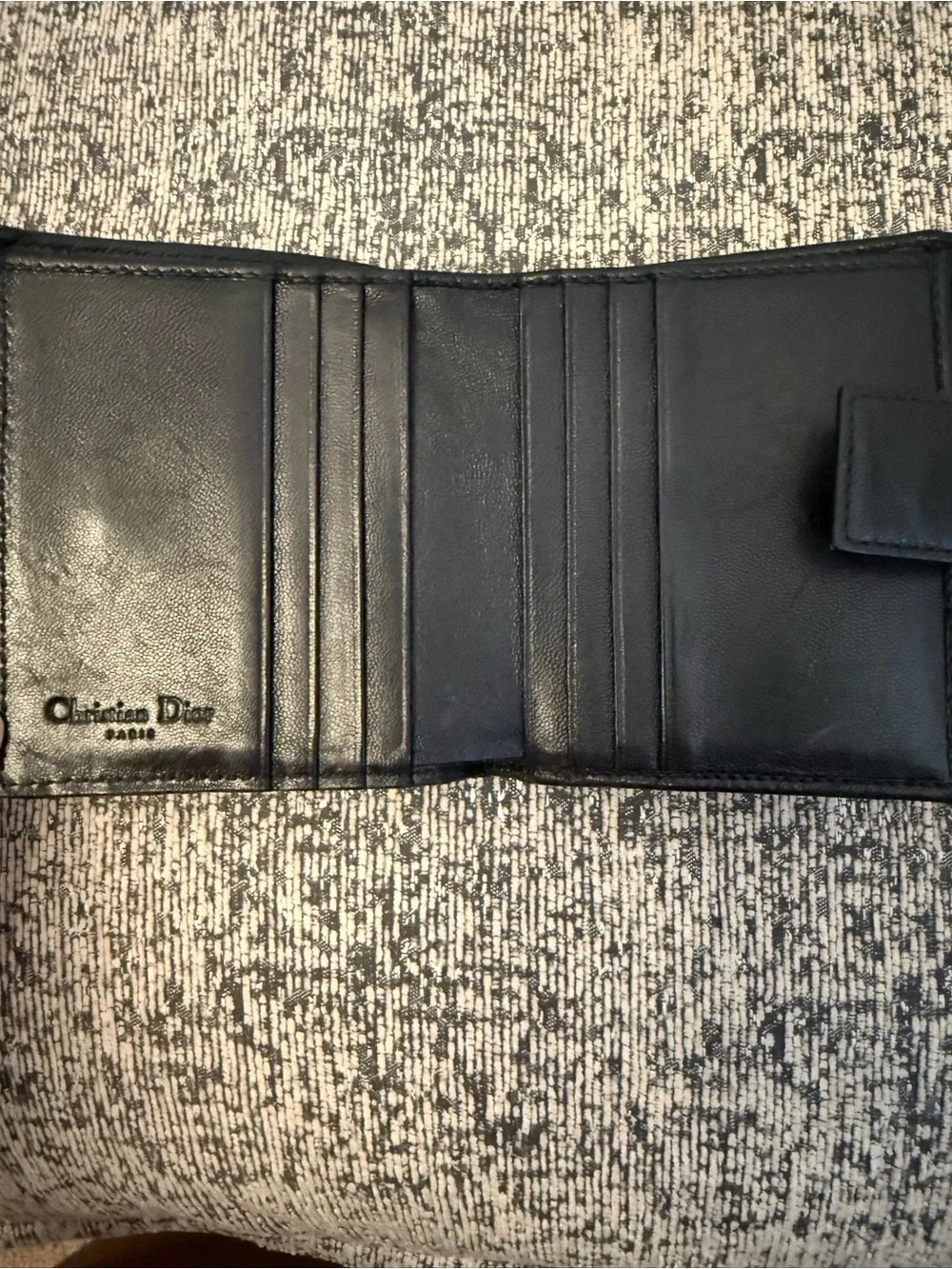 Christian Dior Wallet - black leather